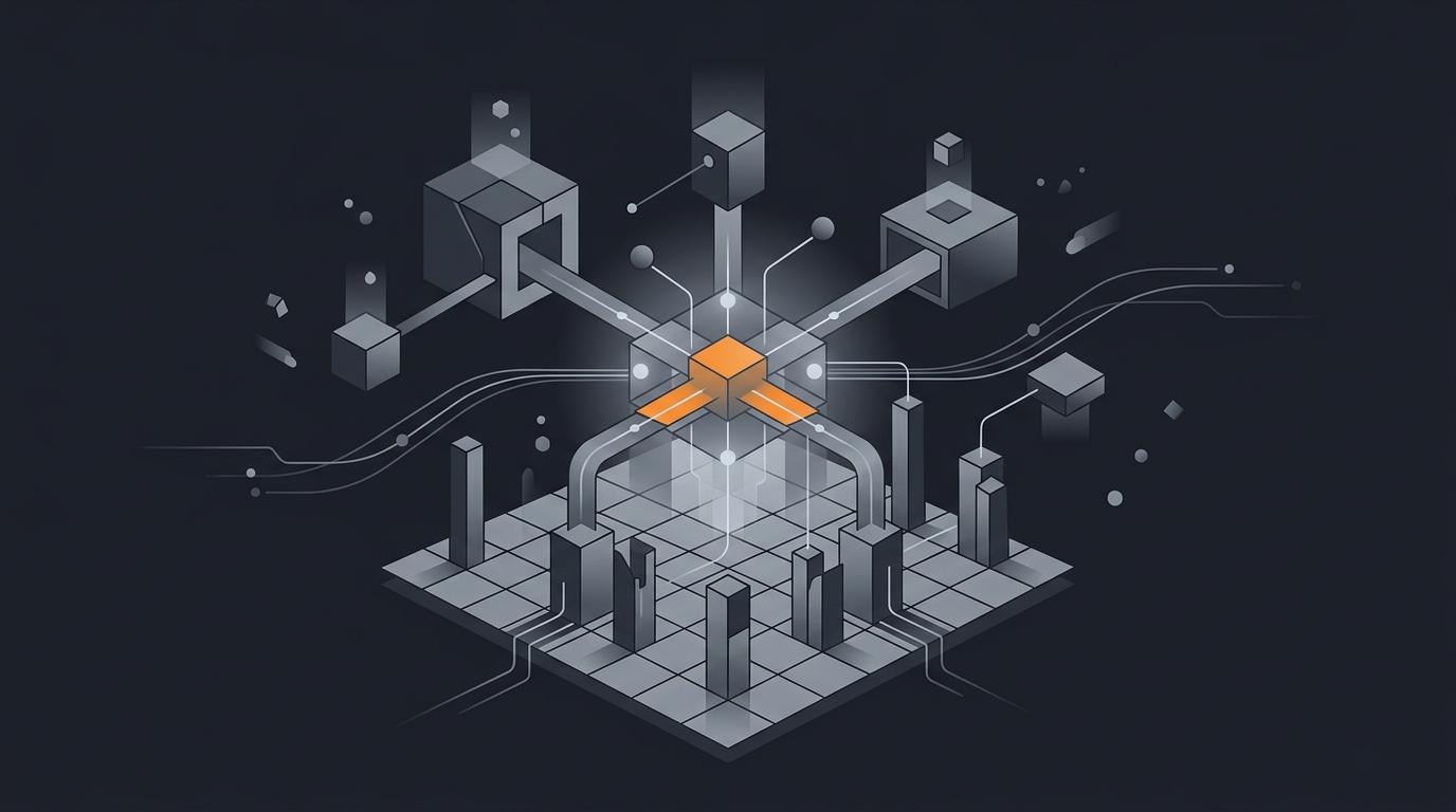 AI agent marketplace three-sided diagram