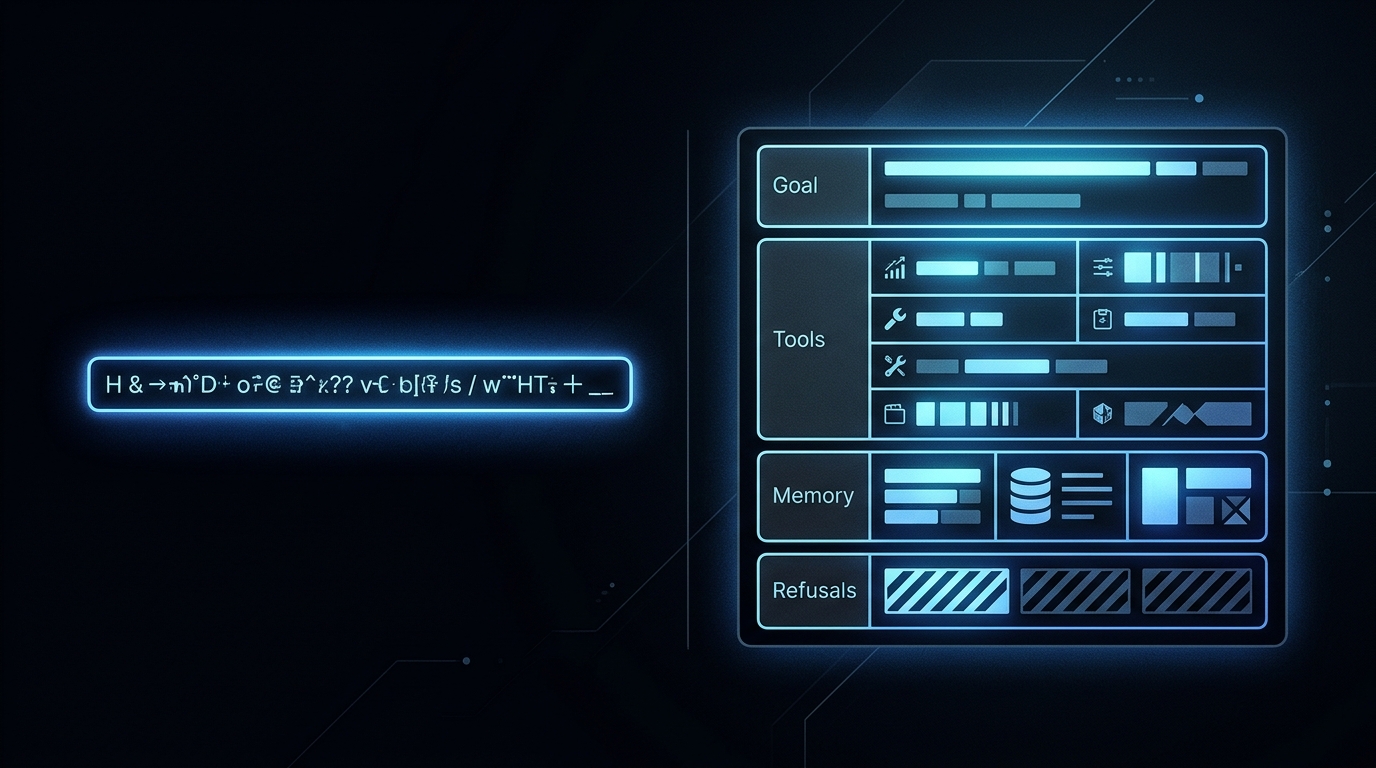 AI agent prompt versus traditional LLM prompt structural differences