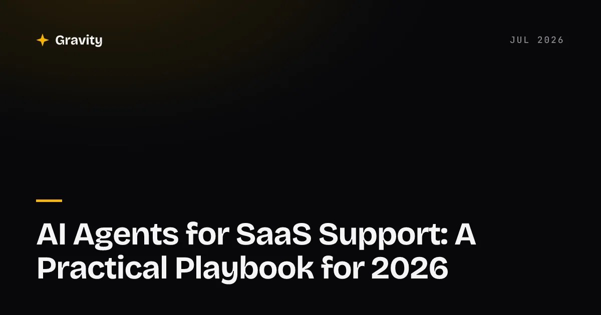 An AI agent resolving routine SaaS support tickets while humans handle the escalations