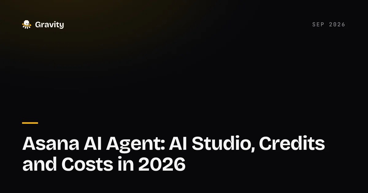 Asana AI agent routes compared: Smart features, AI Studio with pooled credits, and external agent platforms, against the Asana work worth automating