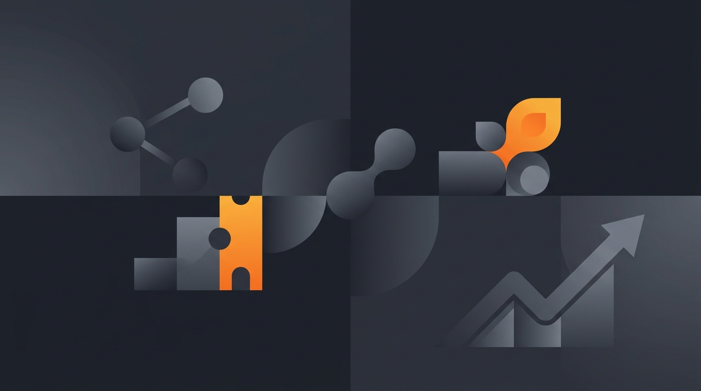 n8n workflow canvas with branching nodes connecting to an agent marketplace listing