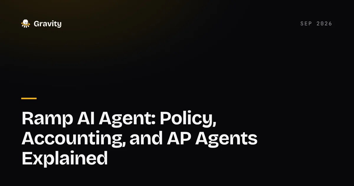 Typographic cover card reading Ramp AI Agent Explained