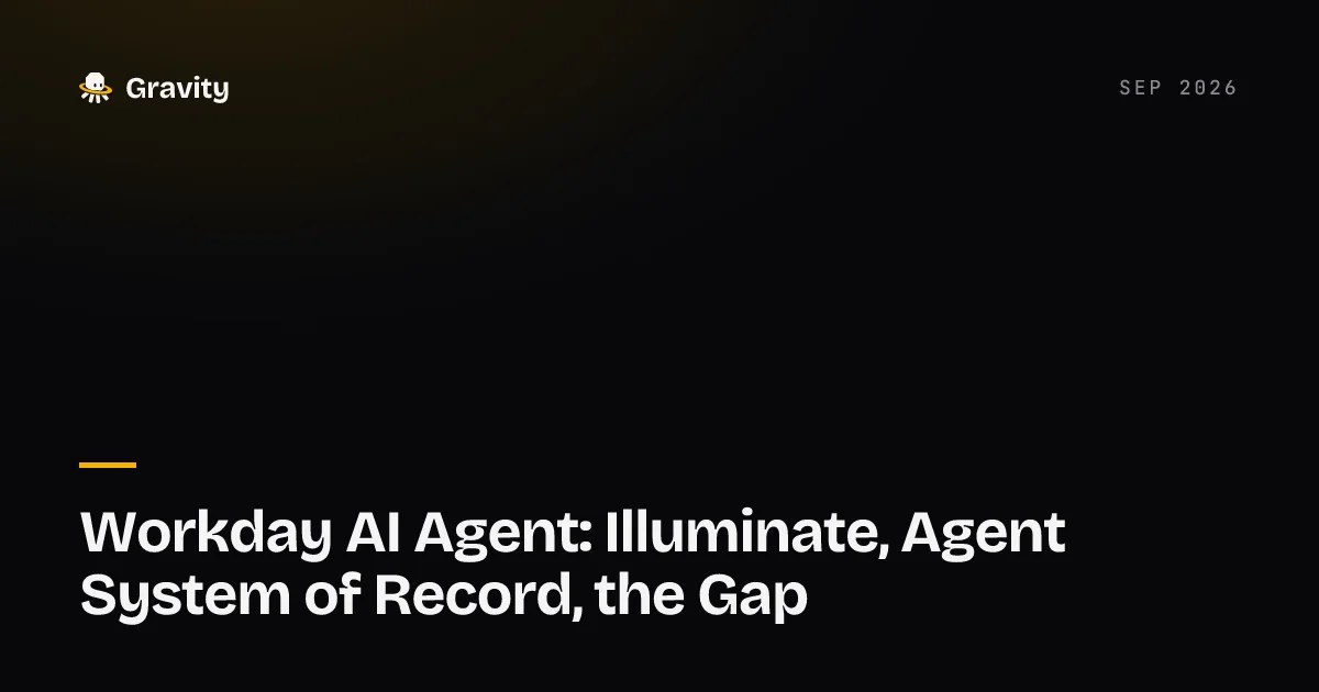 Typographic cover card reading Workday AI Agent Explained